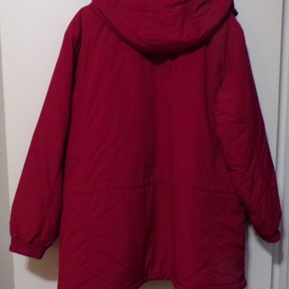 L.L. Bean Nylon Navy & Red Jacket Coat Regular XL - Picture 2 of 6